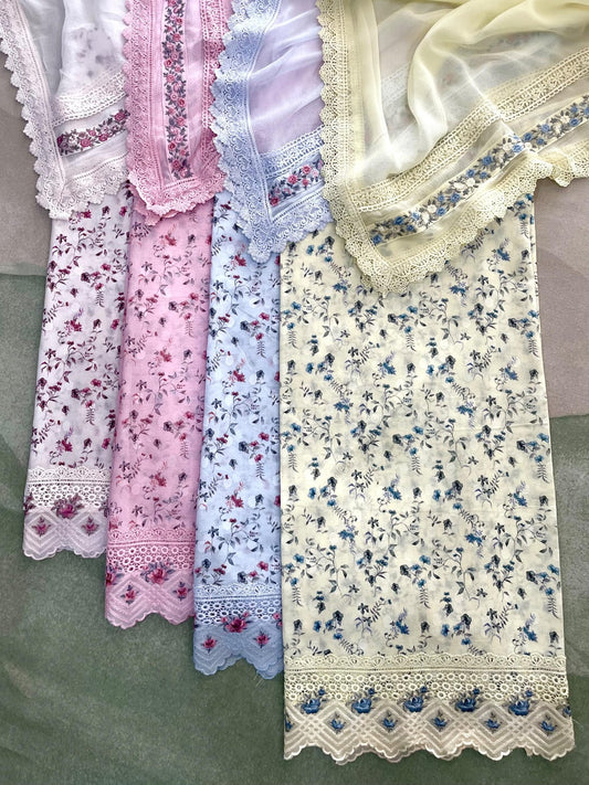 Surki Naariti Cotton Pant Style Suits Wholesale Price