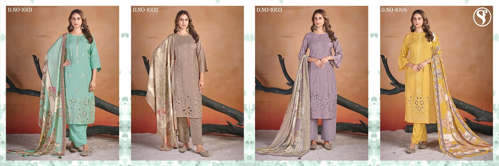 Tanzeem Sweety Fashion Viscose Muslin Pant Style Suits Wholesaler India