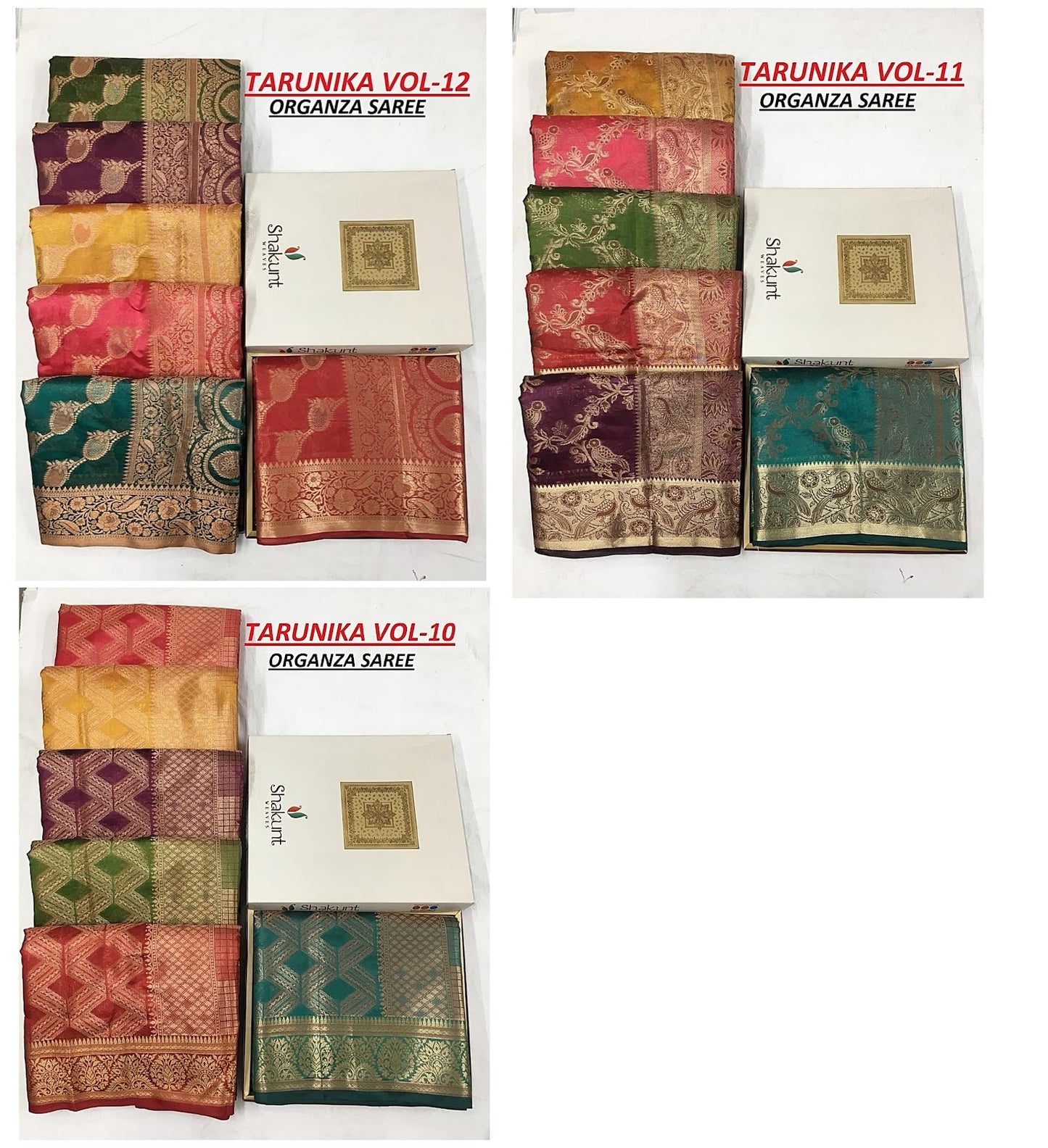 Tarunika Shakunt Organza Sarees Exporter