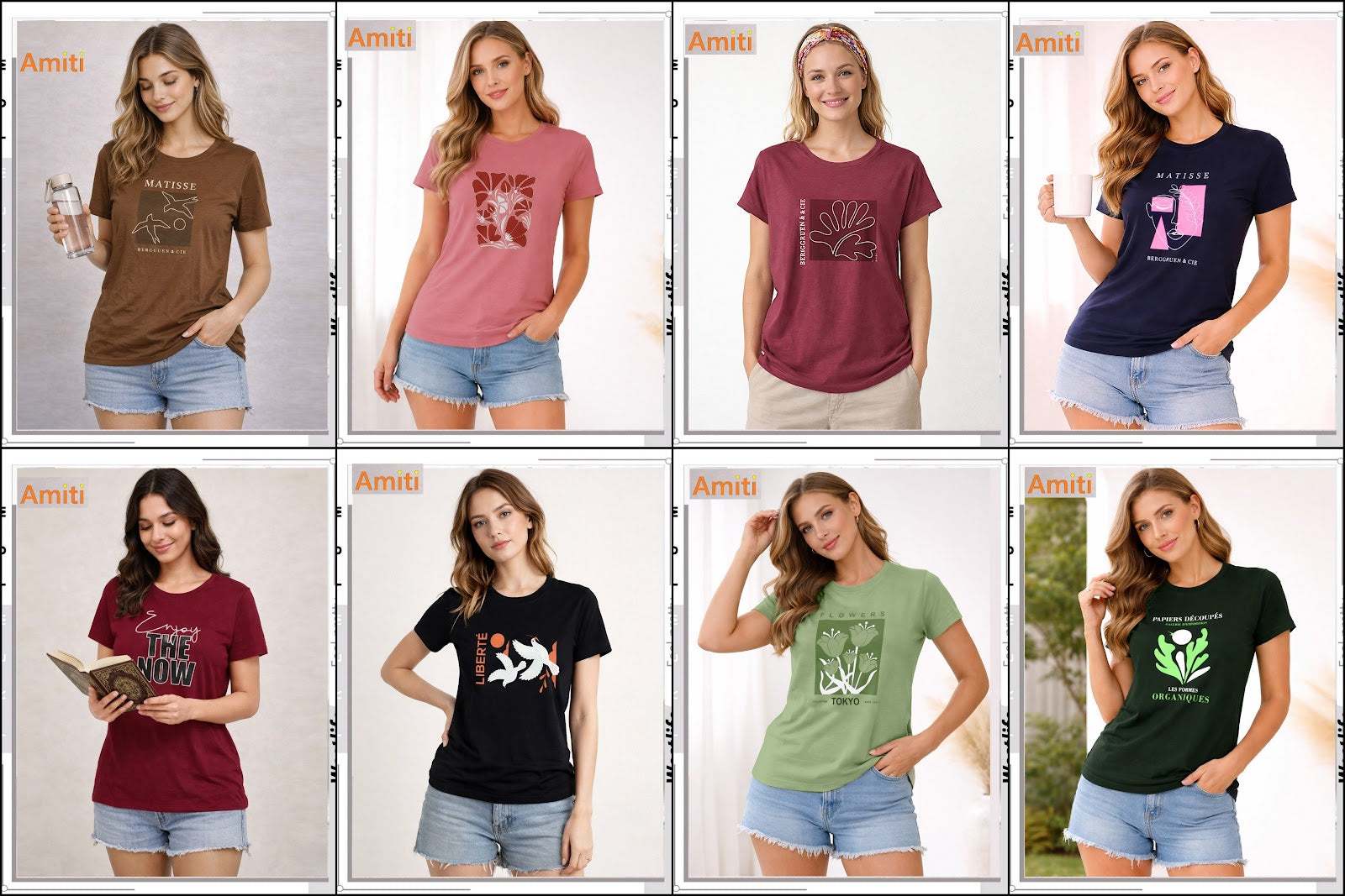 Tencil 2104 Amiti Premium Women Tshirt Wholesaler Gujarat