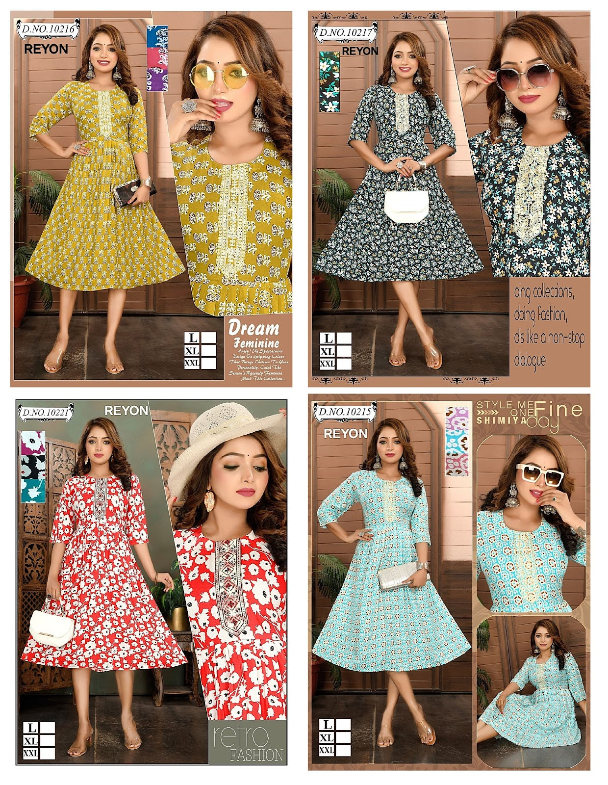 Tie Work Mmc Reyon Anarkali Kurtis Wholesale