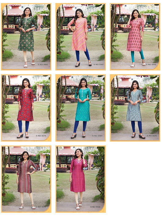 Titli Vol 3 Hru Modal Knee Length Kurtis Manufacturer India