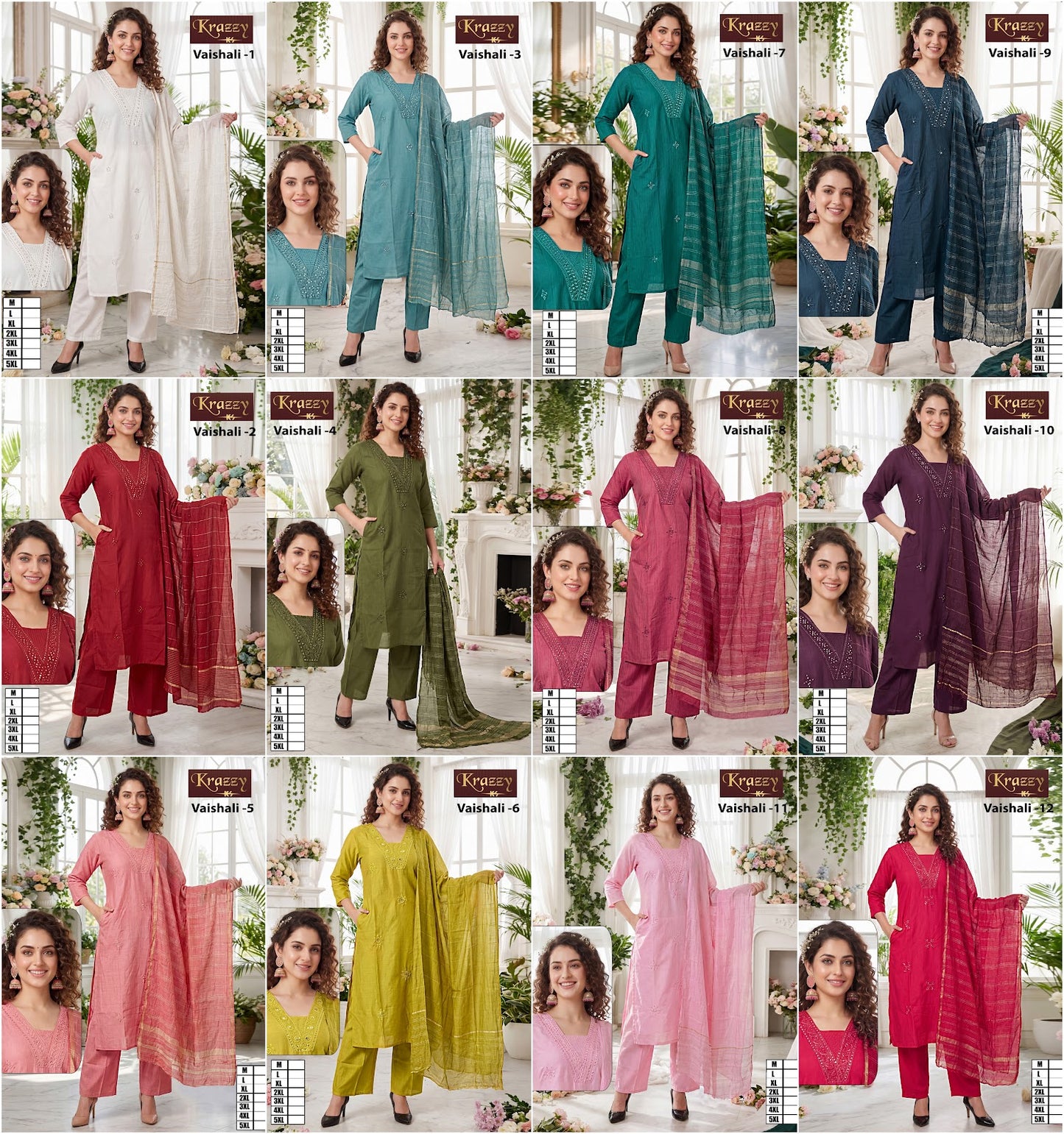 Vaishali Krazzy Kanha Vetican Readymade Pant Style Suits Supplier