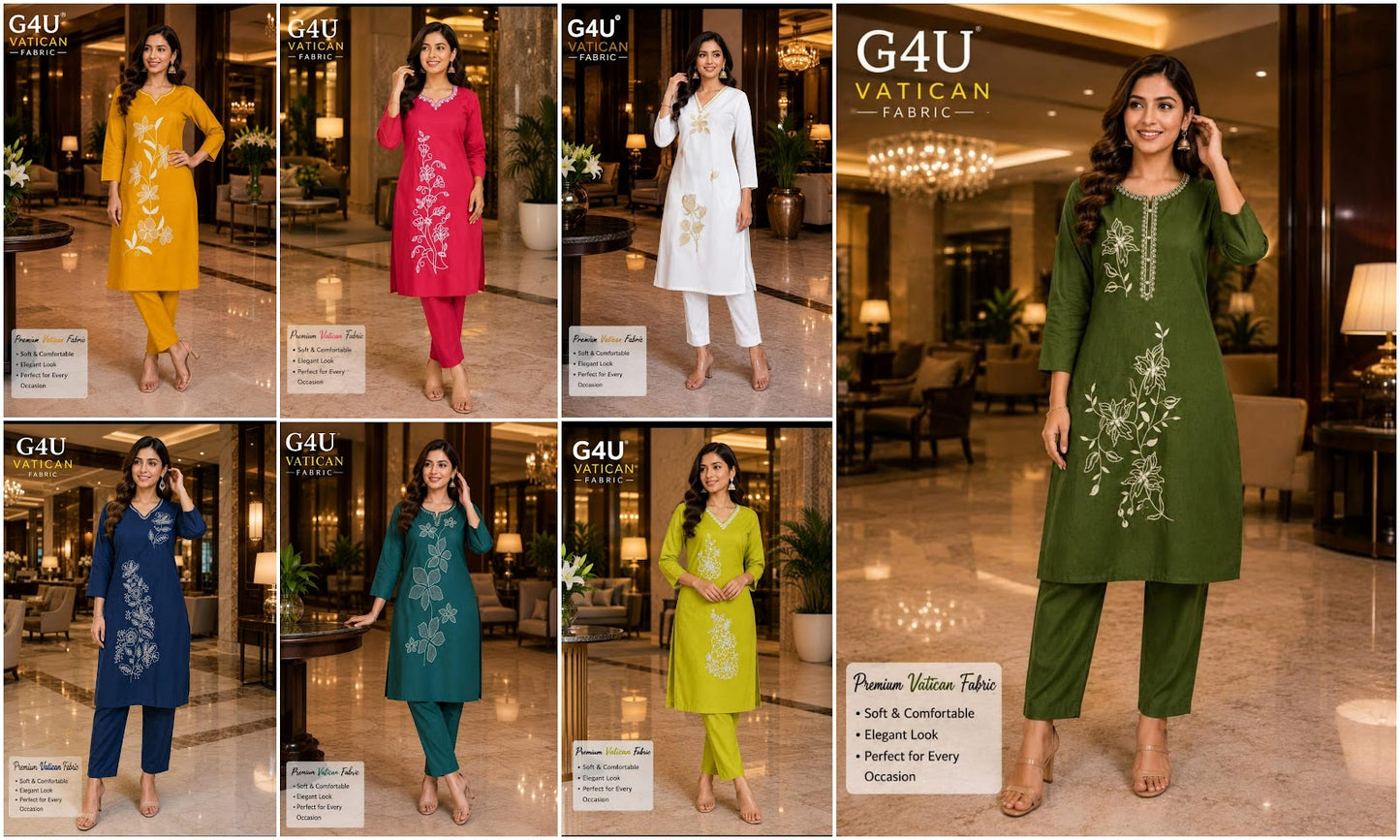 Vatican 3107 Kh Co Ord Set Wholesaler India