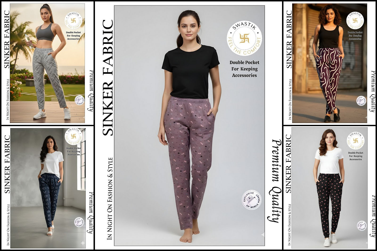 Vol 0003 C Swastik Sinker Women Night Lower Exporter Ahmedabad