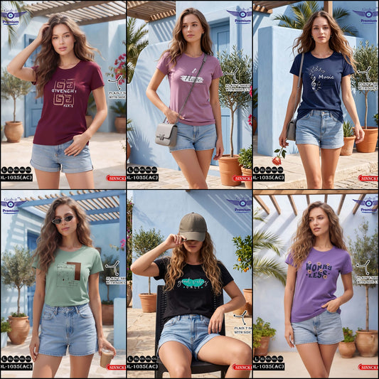 Vol 1035 Ac Grab It Sincker Women Tshirt Manufacturer India