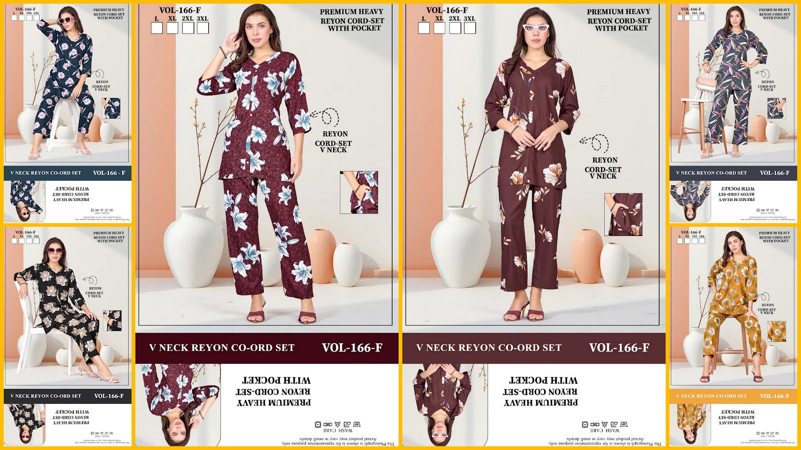 Vol 166 Jyc Rayon 22Kg Co Ord Set Wholesaler India