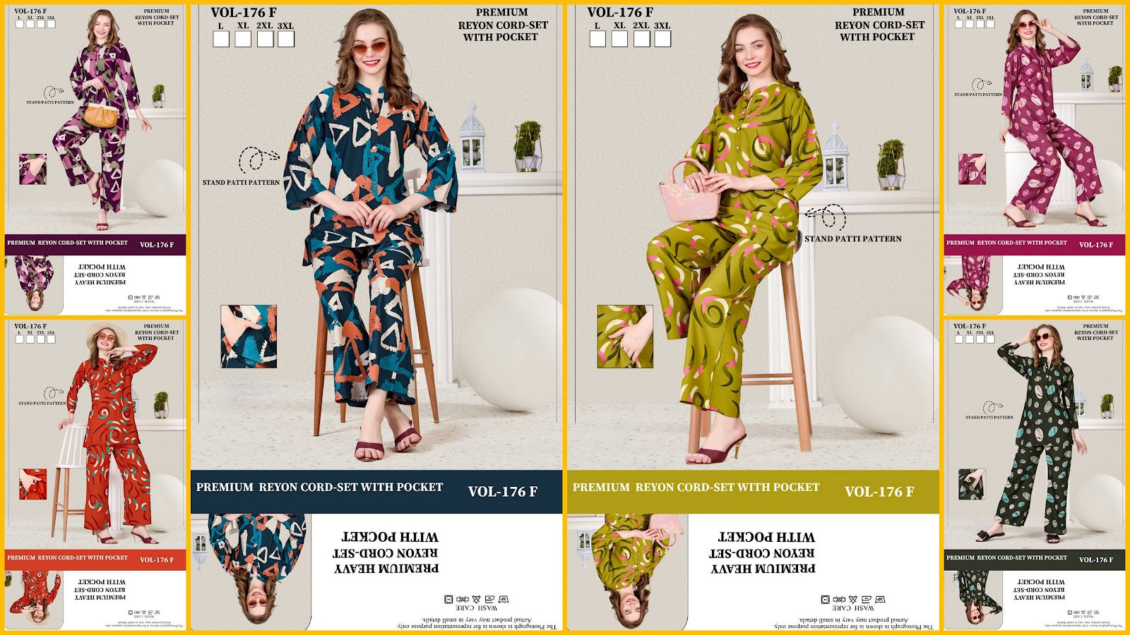 Vol 176 Jyc Rayon 22Kg Co Ord Set Wholesale Price