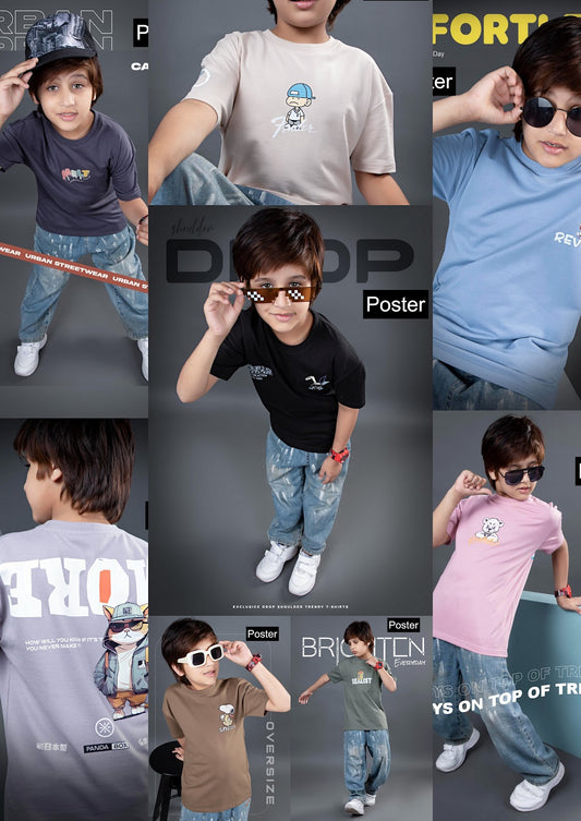 Vol 19 Poster Looper Boys Tshirt Manufacturer India