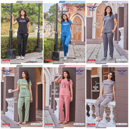 Vol 20078 H Grab It Tencil Pyjama Night Suits Wholesaler Gujarat