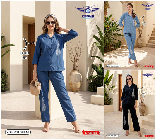 Vol 20102 A Grab It Denim Co Ord Set Supplier