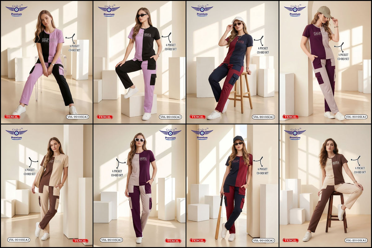 Vol 20105 A Cargo Grab It Tencil Co Ord Set Supplier