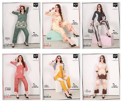 Vol 2051 Kp Rayon Co Ord Set Wholesale Price