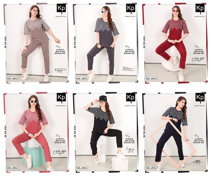 Vol 2052 Kp Cotton Pyjama Night Suits Wholesale Price