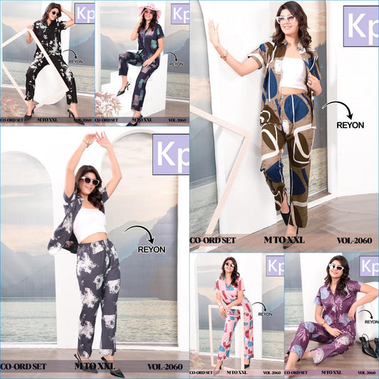 Vol 2060 Kp Rayon Co Ord Set Manufacturer