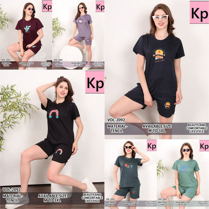 Vol 2092 Kp Tencil Shorts Night Suits Manufacturer