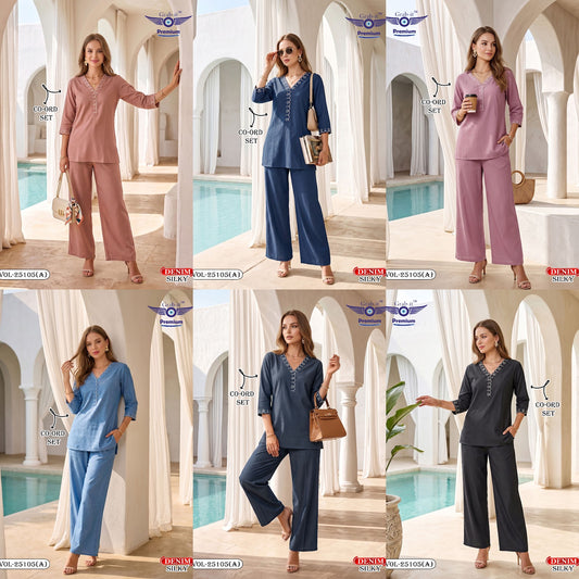 Vol 25105 A Grab It Denim Co Ord Set Exporter India