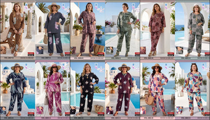 Vol 2802-2807 Diamond Queen Rayon 22Kg Co Ord Set Supplier
