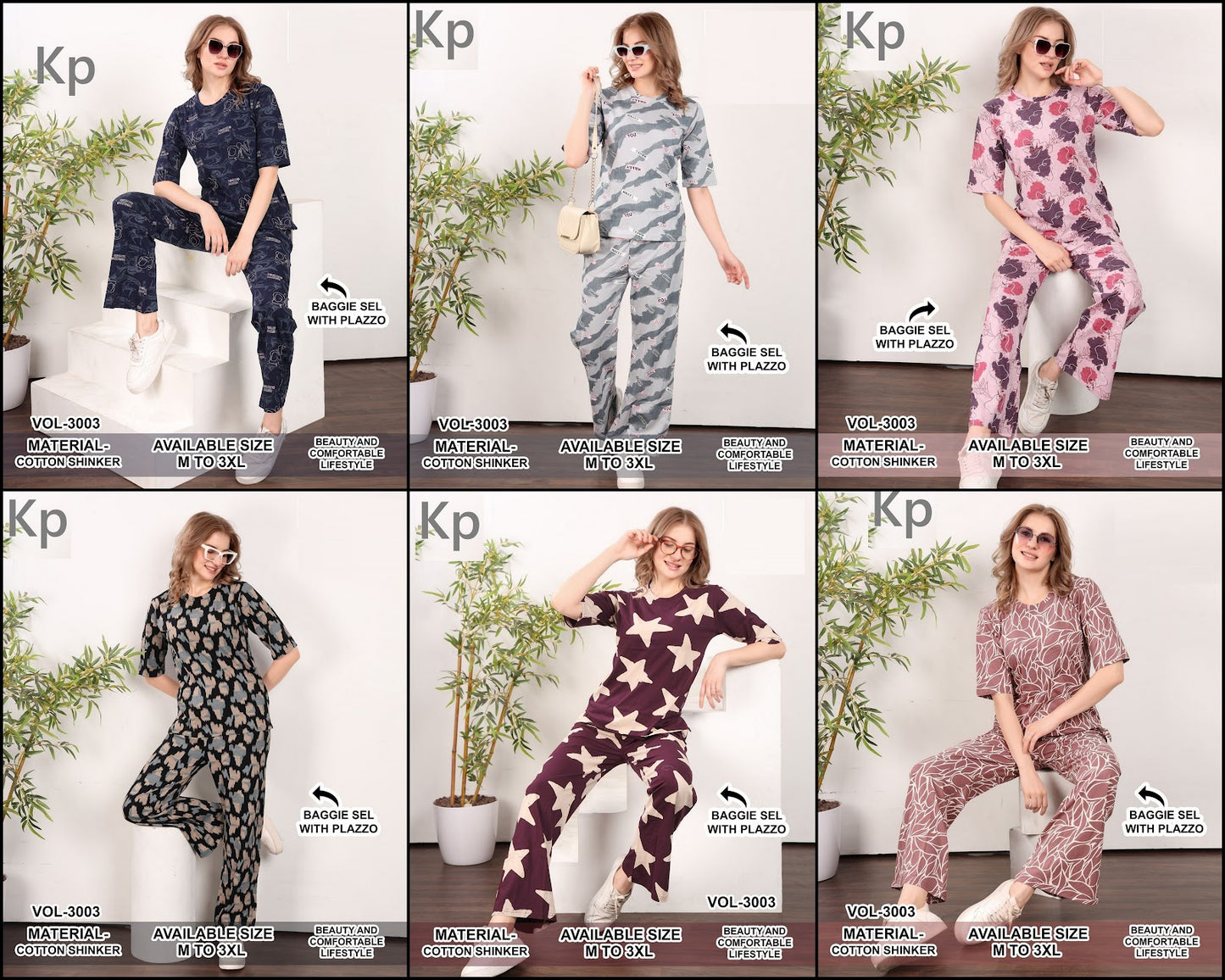 Vol 3003 Kp Cotton Co Ord Set Wholesale Price