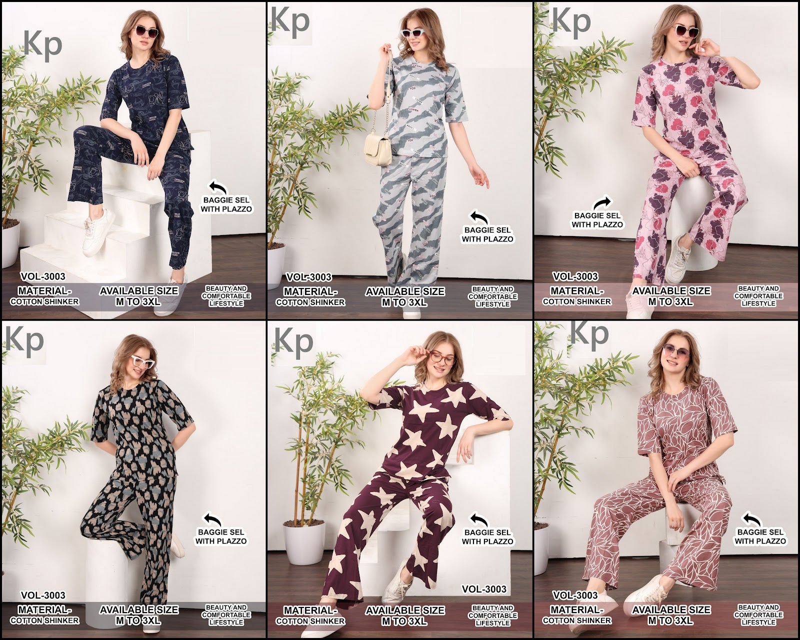 Vol 3003 Kp Cotton Co Ord Set Wholesale Price