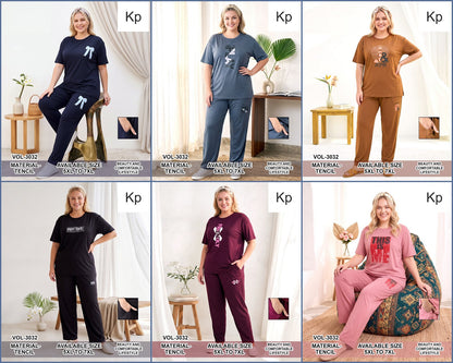 Vol 3032 Kp Tencil Pyjama Night Suits Supplier India