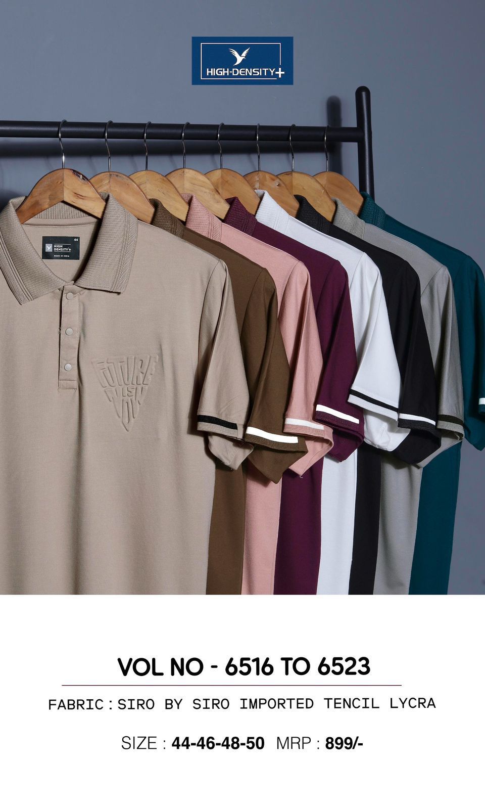 Vol 6516 To 6523 High Density Mens Tshirts Wholesaler