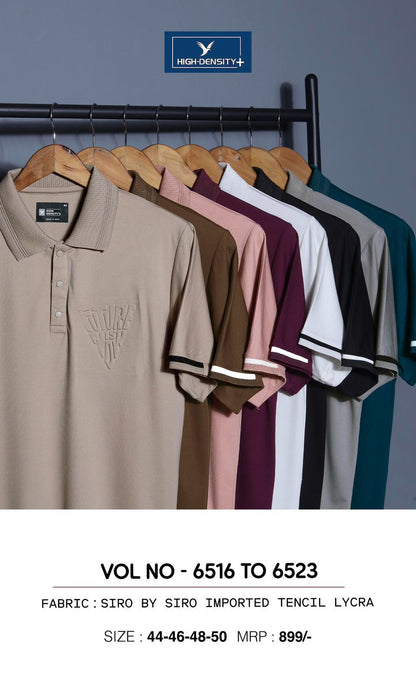 Vol 6516 To 6523 High Density Mens Tshirts Wholesaler