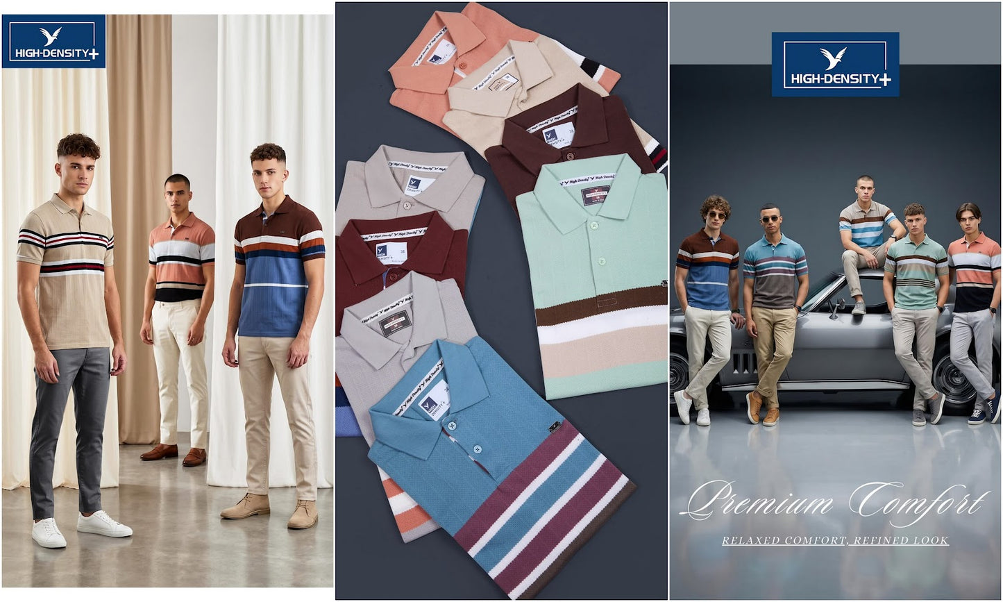 Vol No 230 To 237 High Density Auto Stripes Mens Tshirts Wholesale Price
