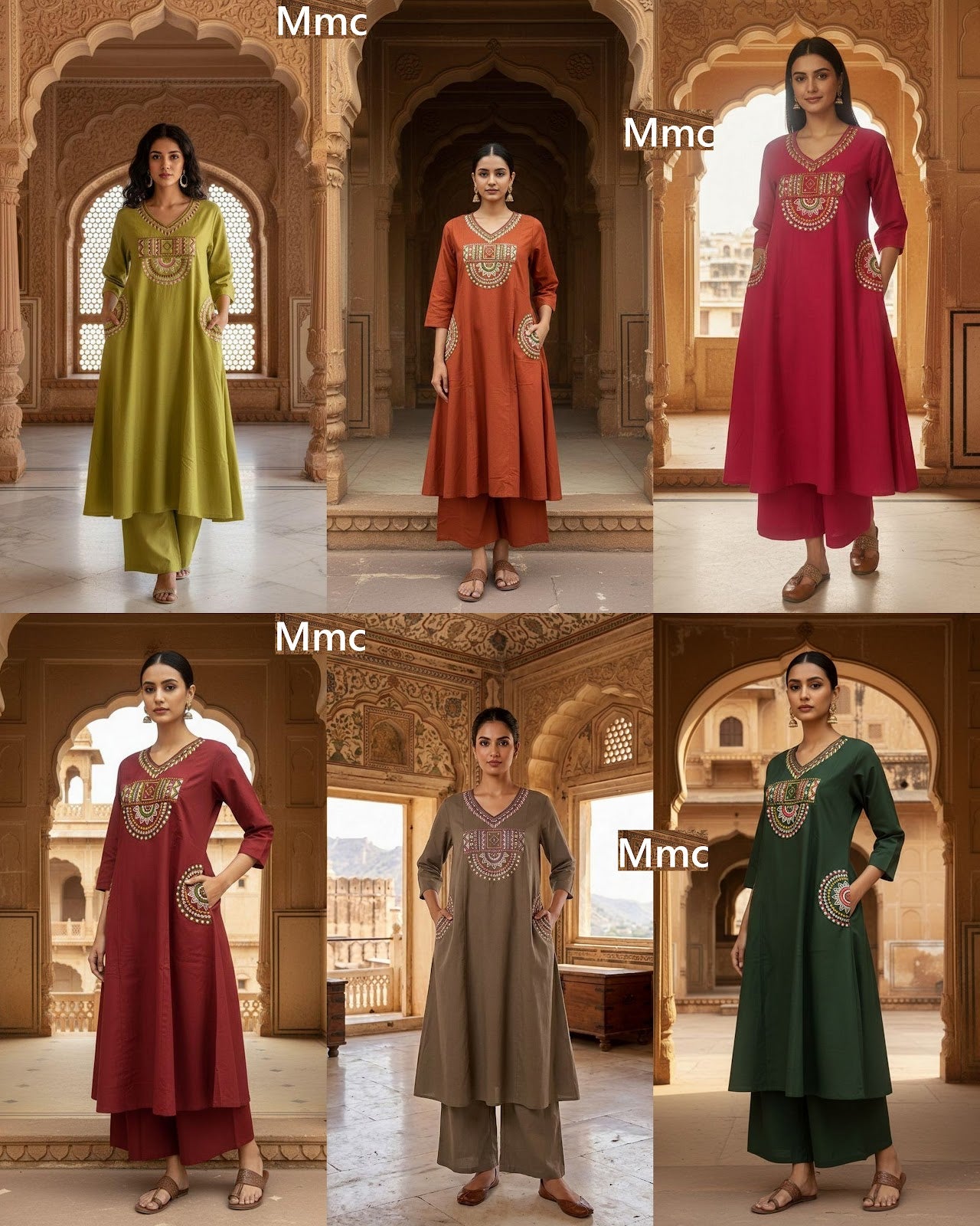 Waterlily Flower Mmc Cotton Co Ord Set Exporter Gujarat