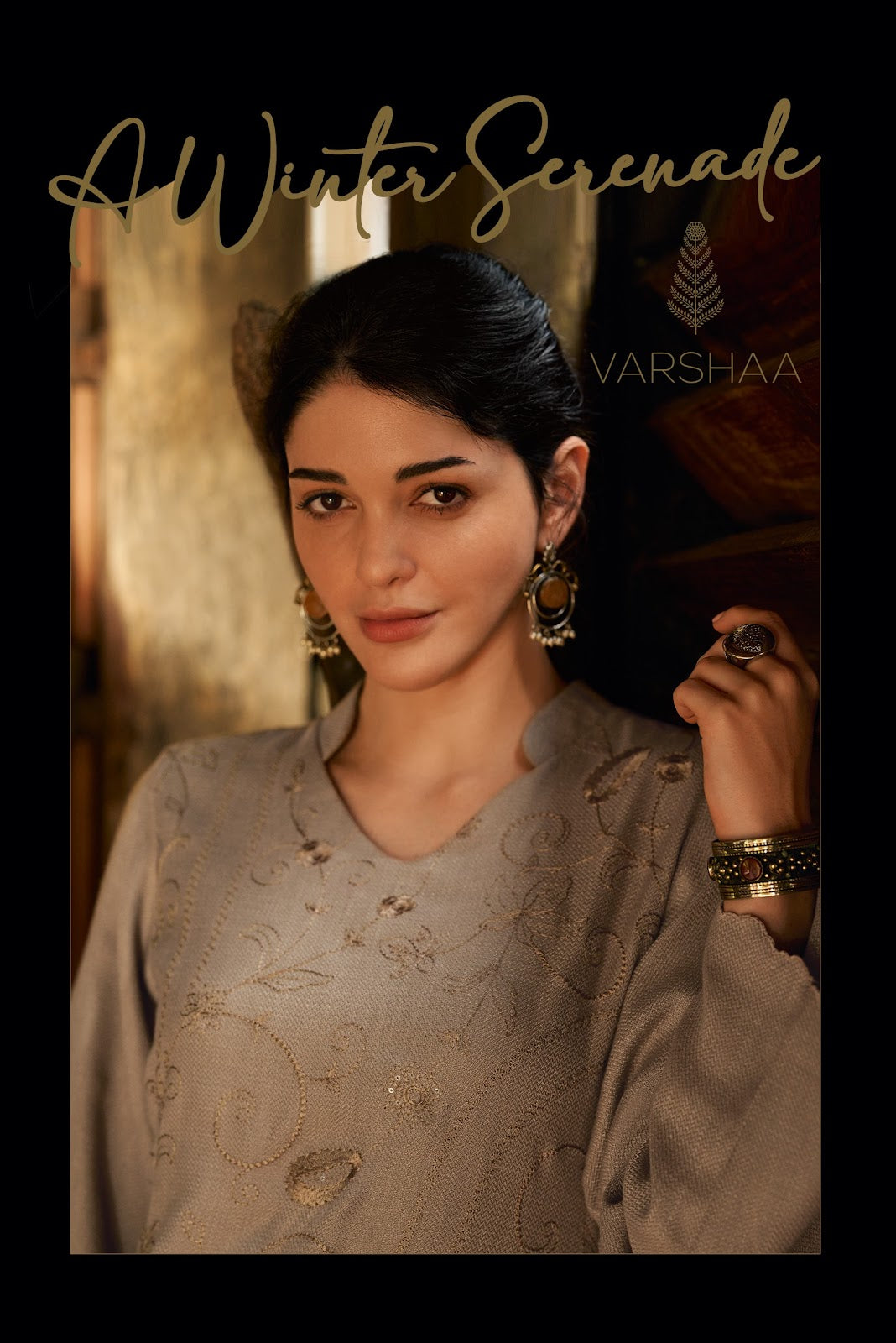 A Winter Serenade Varshaa Pashmina Suits Wholesaler Ahmedabad