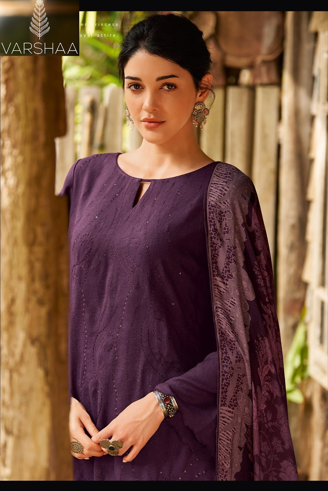 A Winter Serenade Varshaa Pashmina Suits Wholesaler Ahmedabad