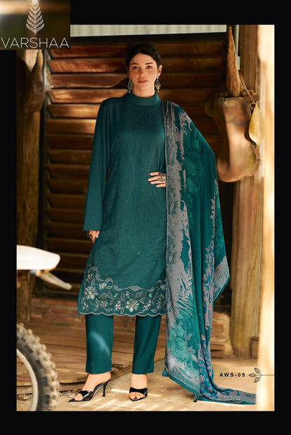 A Winter Serenade Varshaa Pashmina Suits Wholesaler Ahmedabad