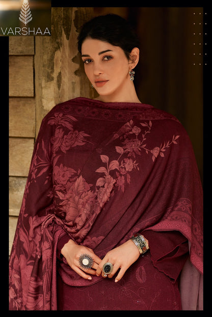 A Winter Serenade Varshaa Pashmina Suits Wholesaler Ahmedabad