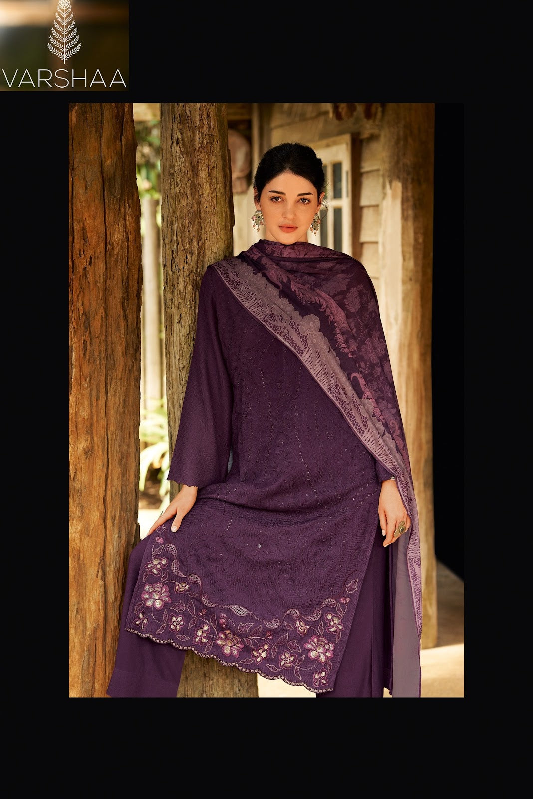 A Winter Serenade Varshaa Pashmina Suits Wholesaler Ahmedabad