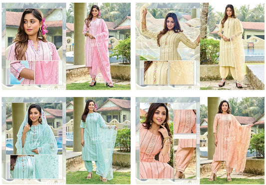 Womania Vol 37 Hru Cotton Afghani Readymade Suit Manufacturer Ahmedabad