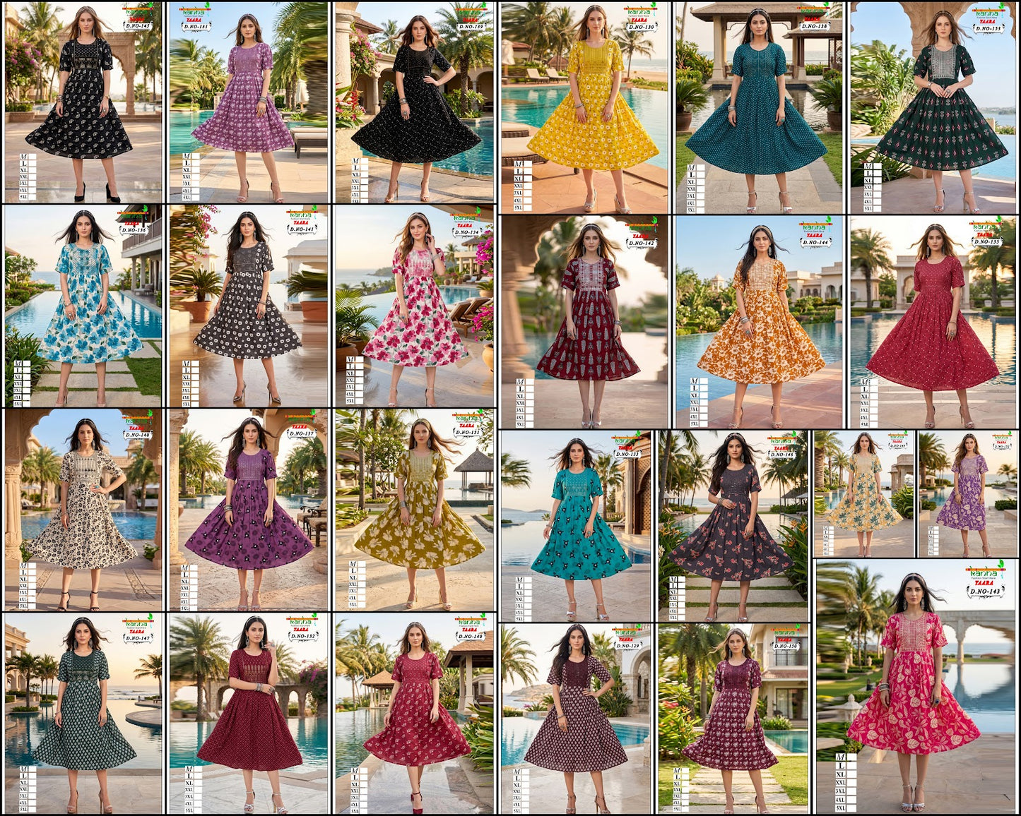 Yaara Kanha Liva Reyon Anarkali Kurtis Wholesale Price