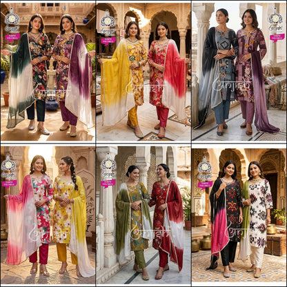 Yamini Anjish Gaji Readymade Pant Style Suits Manufacturer Gujarat