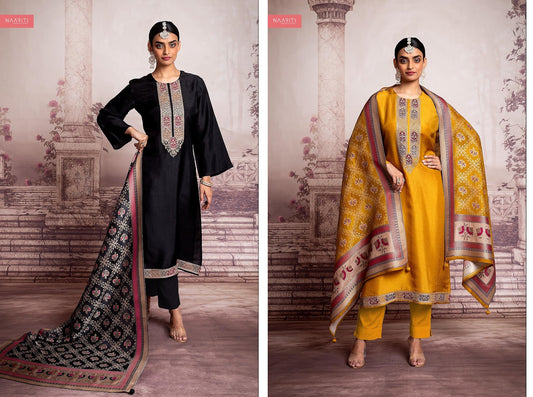 Yashqa Naariti Silk Jacquard Pant Style Suits Supplier