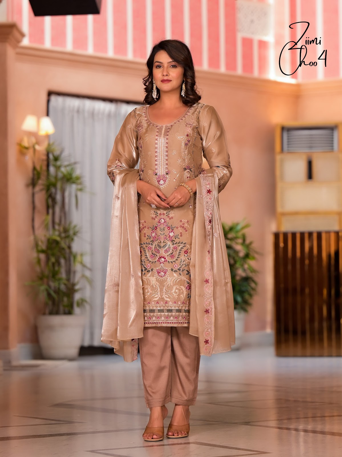 Zimi Choo Afsana Soft Readymade Pant Style Suits Wholesaler