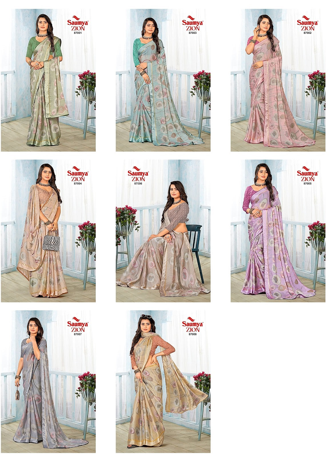 Zion Saumya J Viscose Sarees