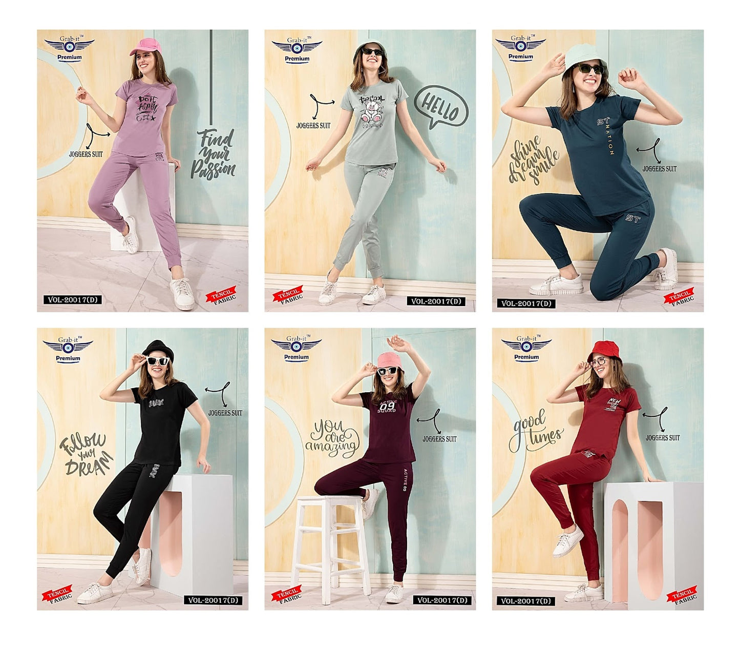 20017 D Grab It Tencil Joggers Night Suits Manufacturer Gujarat