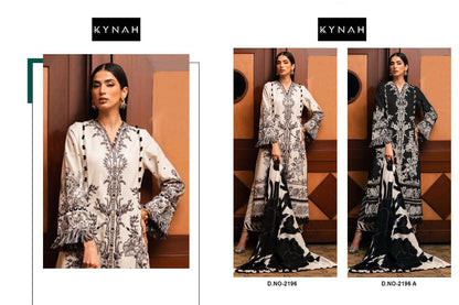 2196 Kynah Pure Lawn Pakistani Patch Work Suits Wholesaler Ahmedabad