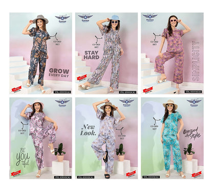 Digital Print 25009 A Grab It Rayon Co Ord Set Wholesale Price