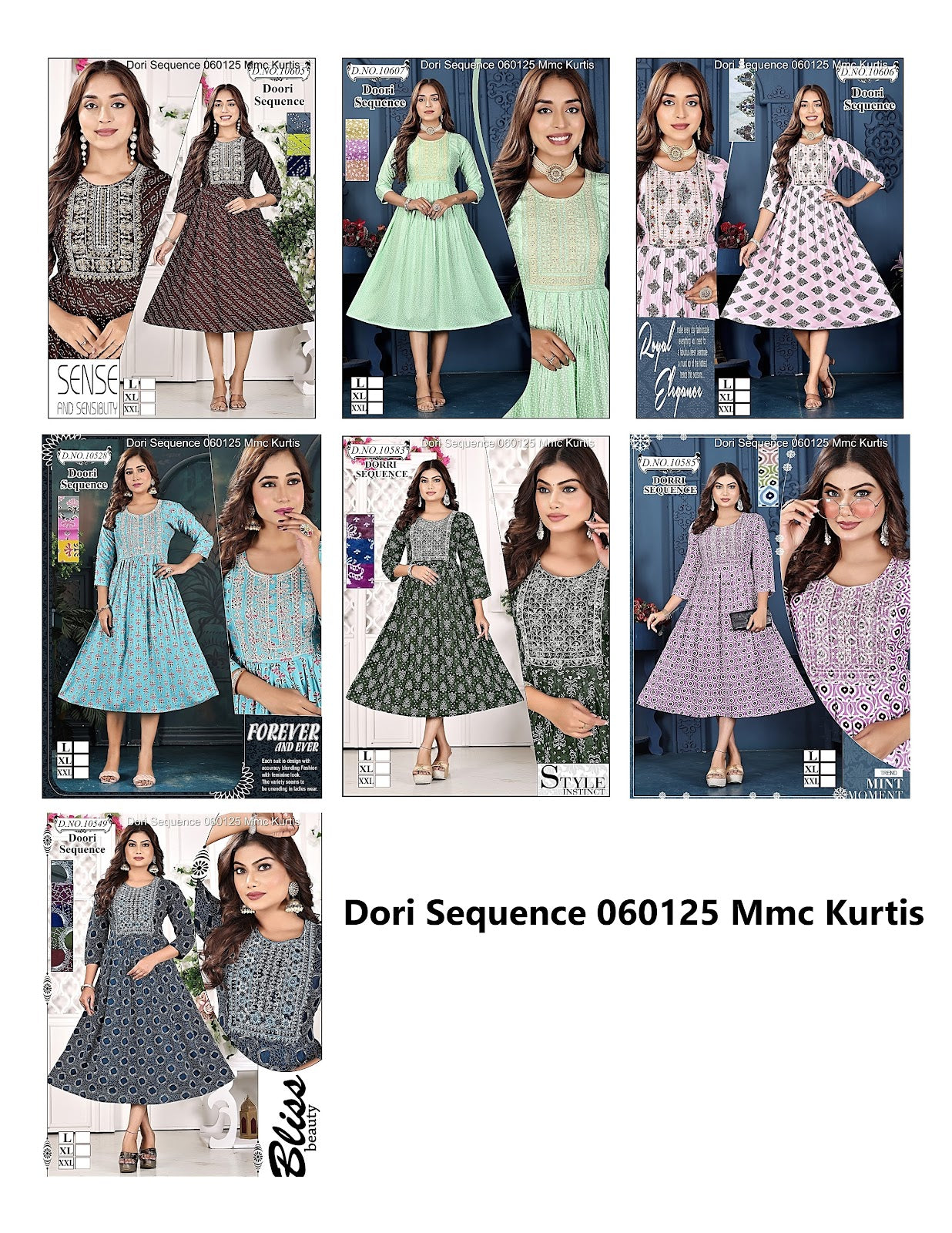 Dori Sequence 060125 Mmc Rayon Kurtis Wholesaler Gujarat