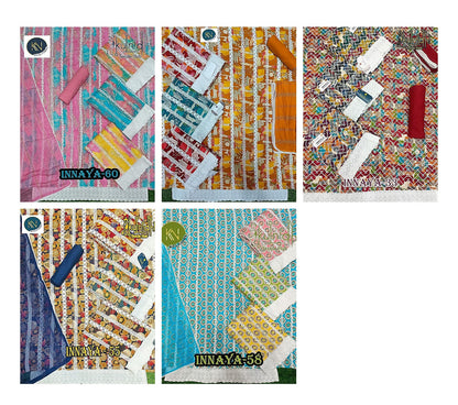 Innaya 060125 Kulnidhi Viscose Rayon Salwar Suits Exporter India