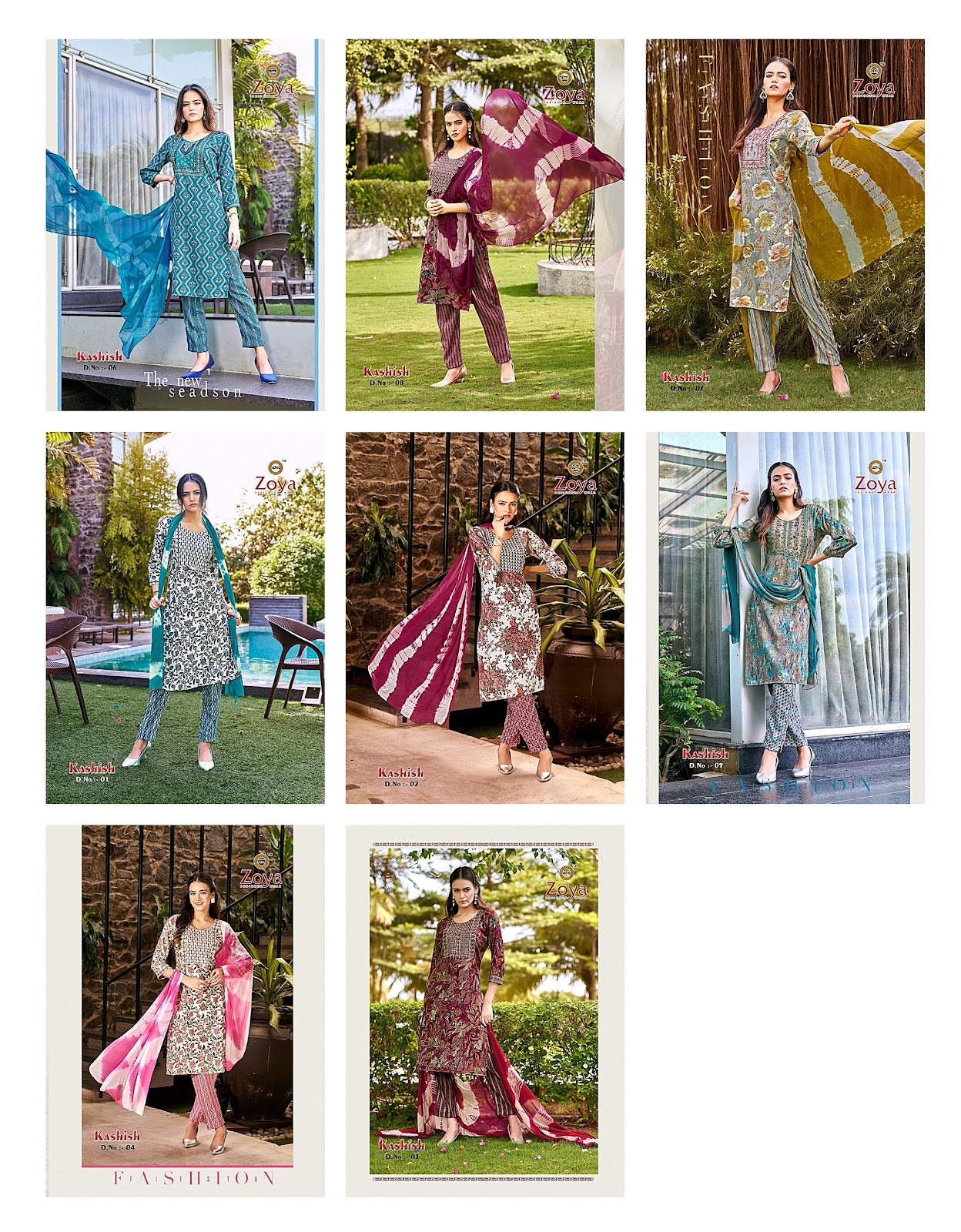 Kashish Zoya Capsule Readymade Pant Style Suits Manufacturer