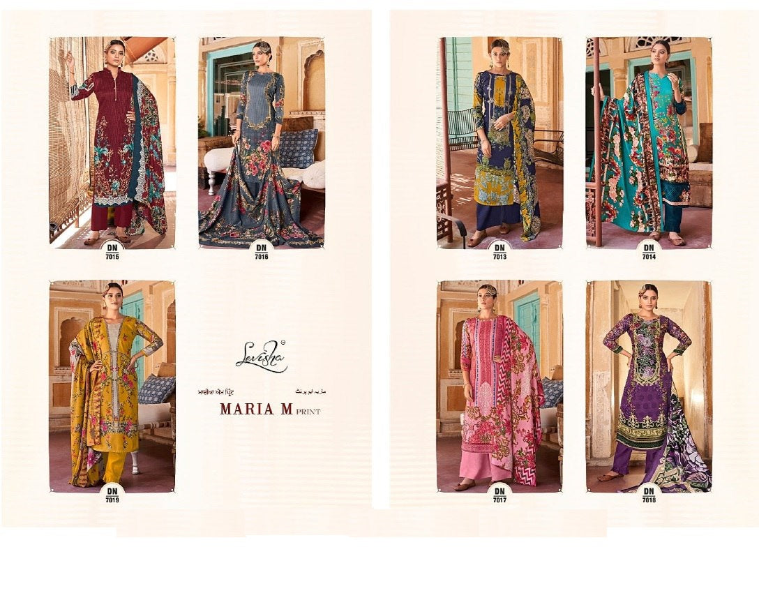 Maria M Print Levisha Pashmina Suits Supplier