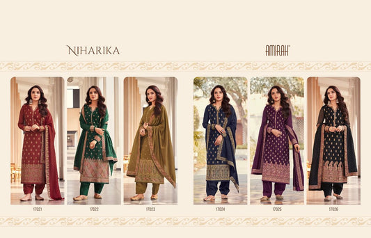 Niharika Amirah Jacquard Pant Style Suits Wholesaler India