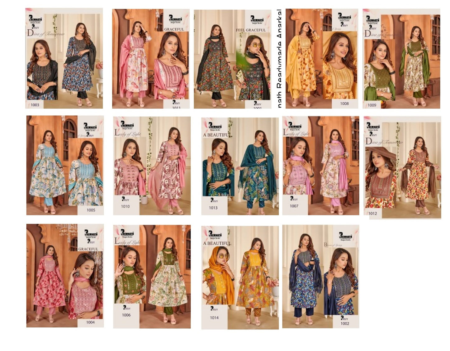 Privy Premnath Rayon Foil Readymade Anarkali Suits Wholesale Price