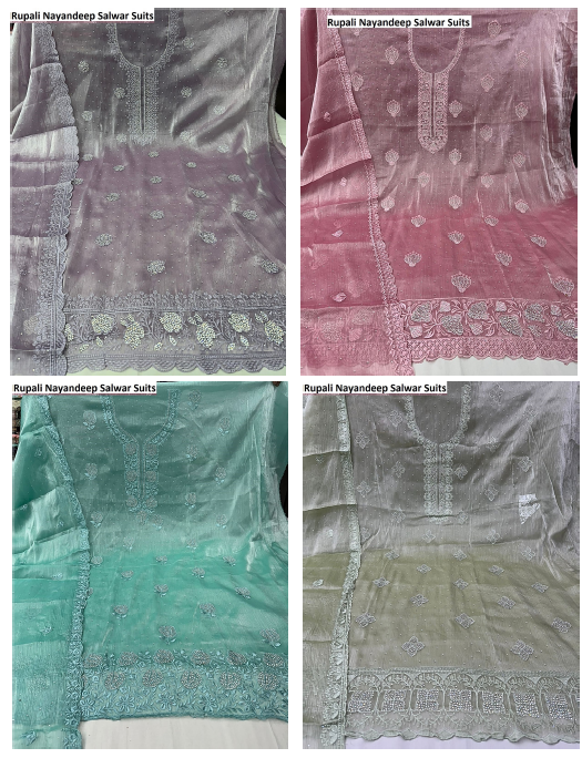 Rupali Nayandeep Pure Salwar Suits Exporter Gujarat